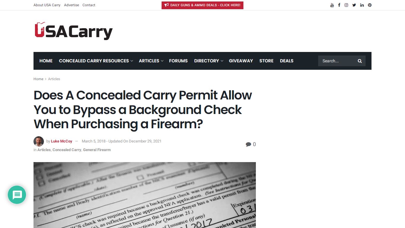 Does Having a CCW Bypass Background Checks When Buying a Gun? - USA Carry